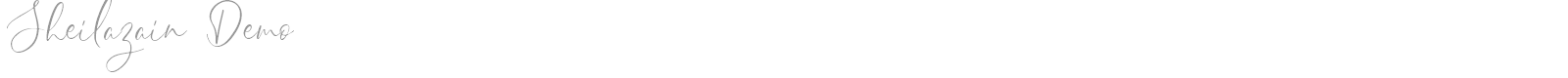 Sheilazain font preview